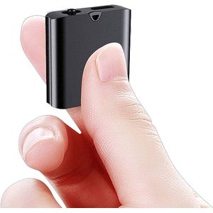 Afluisterapparatuur - Spy recorder - Voice recorder - Dictafoon - Opnemen & Afluisteren - Mini afluisterapparaat - 32GB - Niemand zal dit doorhebben!