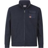 Jan Vanderstorm herren Sweatvest - 52/54 - donkerblauw