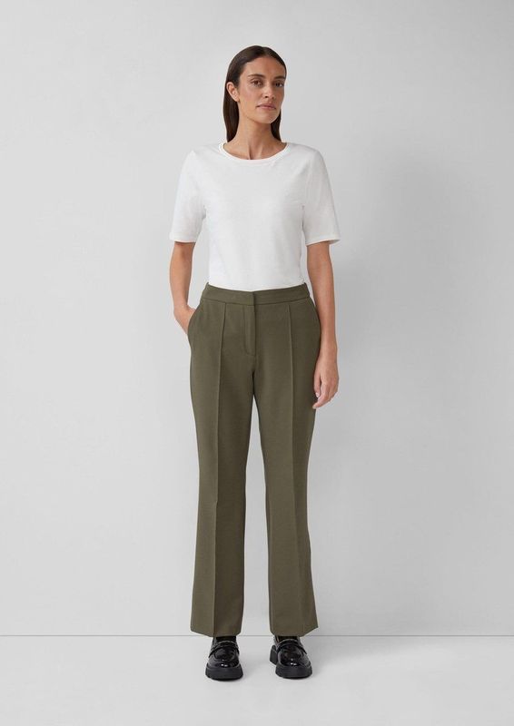 s.Oliver BLACK LABEL Pantalon  olijfgroen