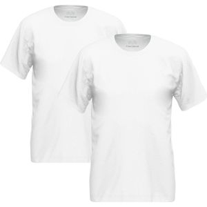 CECEBA Nevada - Heren T-shirt ronde hals (2-pack) - 100% biologisch katoen - Wit - maat L