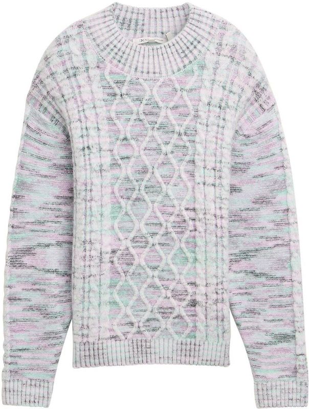 TOM TAILOR Denim Damestrui, 36612 - Space Dye Cable Mix, XXL