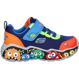 Skechers - Play Scene - Klittenbandschoenen - Vrolijk - Mesh-Textiel en Imitatieleer