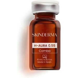 Skinderma H-AURA 0.55 Combo / Skin Booster Oplossing voor Huidverjonging 5 x 10 ml