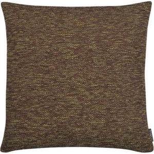 The Cushion Shop Melange - Sierkussenhoes - 44x44 cm - Bruin/Lime