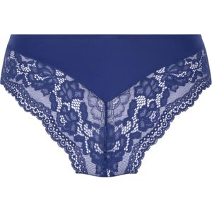 Hunkemöller Dames Lingerie Brazilian short Valencia - Blauw - maat XS