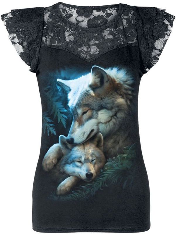 Spiral Mother's Love Dames T-shirt - zwart - 4XL