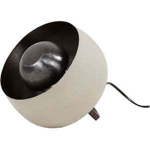 Tamika tafellamp Ø22 cm - naturel grijs