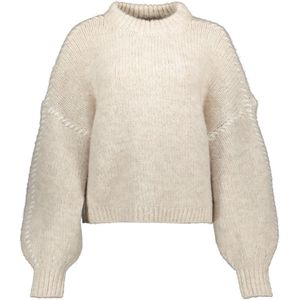 Vero Moda - Vmzen LS O-neck Pullover - Birch/melange - Dames
