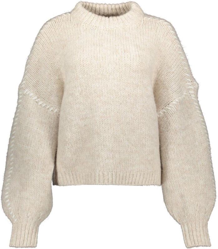 Vero Moda - Vmzen LS O-neck Pullover - Birch/melange - Dames