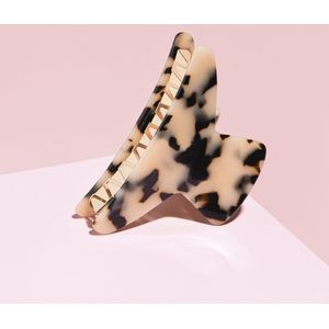 Joya Beauty® Claw Haar Clip Stevige Hold| Haarklem Klein voor dun/normaal haar | Haarspeld | Haarclip klein | Kleur: Tortoise