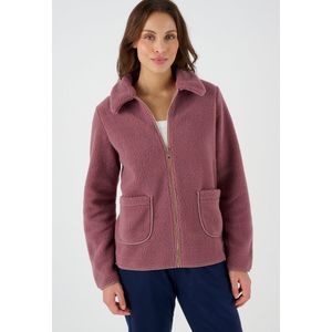 Damart - Zacht fleece loungejack - Roze - XS