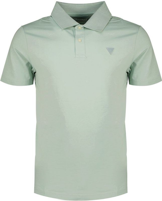 Guess Nolan Korte Mouw Poloshirt Groen S Man