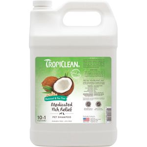 TropiClean Havermout en Tea Tree - Anti-Jeuk Hondenshampoo - 3.8 L