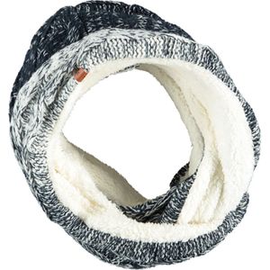 Sarlini | Snood Ronde Blauwe Dames colsjaal | Knitted Kabel Gebreid | Charlie