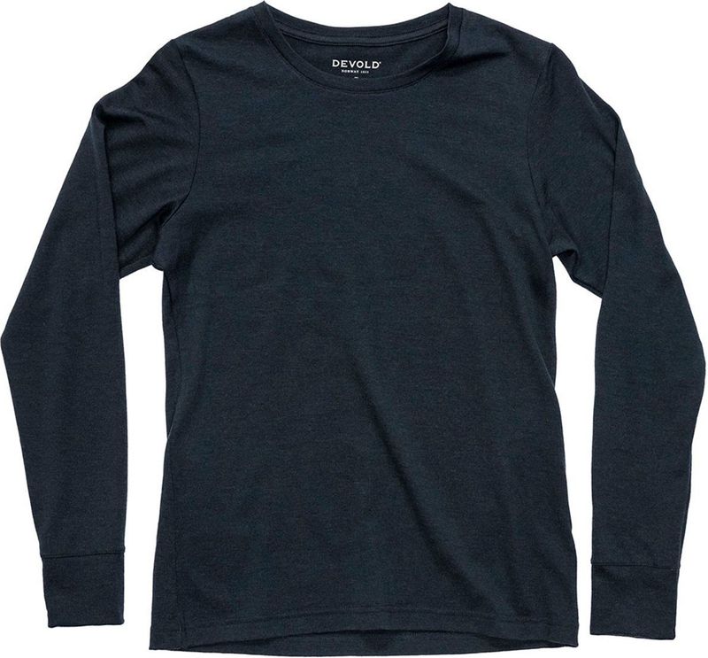 Devold Of Norway - Classic T-shirt - Blauw - Lange Mouwen - Vrouw