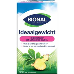 Bional IdeaalGewicht - Afslanksupplement - Afslankpillen met glucomannan - 60 tabletten voor afvallen