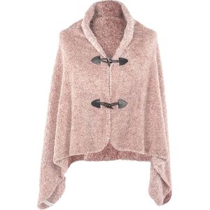 Poncho - COSY Teddy - 75x150cm - Bi-Tone - Russet