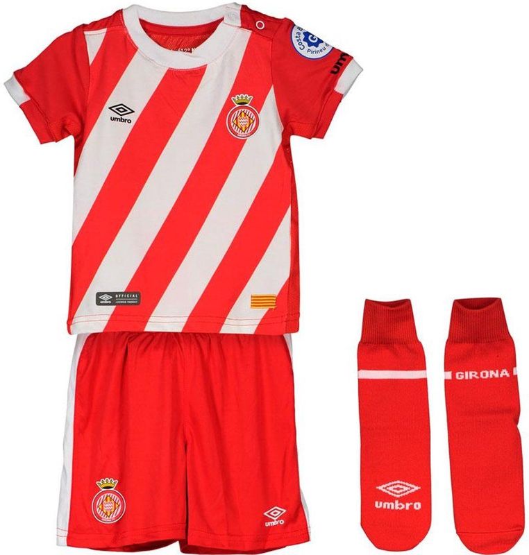Umbro Girona Fc 18/19 Thuis Junior Set Rood 6-12 Months