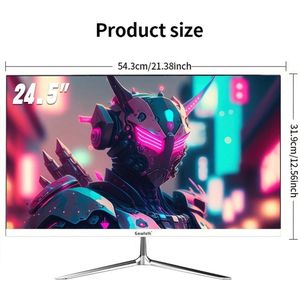 Curved Gaming Monitor – PC Monitor – Computerscherm – Beeldscherm – Display – 24,5 Inch – 100Hz Verversingssnelheid – 1ms Reactietijd