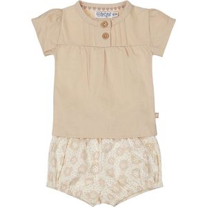Dirkje Meisjes Kledingset - Beige