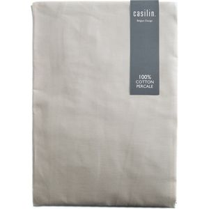 Casilin - Luxe Hoeslaken - Perkal Katoen - Beige - 90x200cm