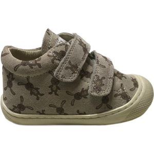 Naturino - Cocoon - Mt 19 - Velcro's bumper lederen sneakers - gouden konijn - beige