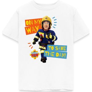 Brandweerman Sam™ Onderweg Om De Dag Te Redden T-Shirt Kinderen