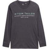 Tom Tailor - Shirt - Lange Mouwen - Met Logoprint