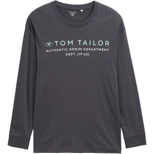 Tom Tailor - Shirt - Lange Mouwen - Met Logoprint
