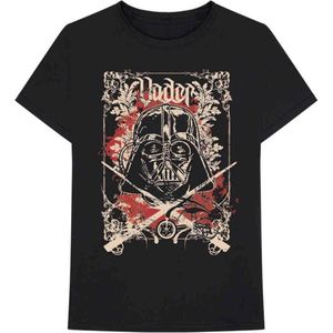 Disney Star Wars - Vader Décor Heren T-shirt - S - Zwart