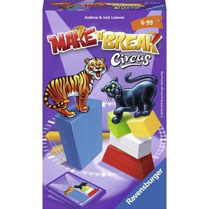 Make 'n Break Circus - Reisspel: Behendigheidsspel voor 2-4 spelers vanaf 6 jaar | Speelduur 10-15 minuten | Ravensburger