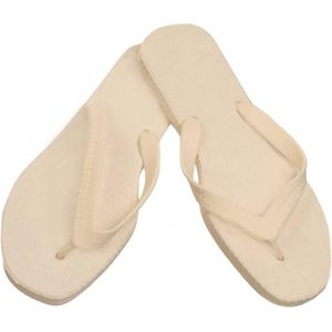 Sarraizienne teenslipper wit/wit maat 36