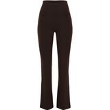 Les Lunes Broek 'Belle'  donkerbruin