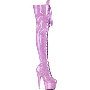 Pleaser - ADORE-3020GP Plateau Laarzen - 38 Shoes - Lila