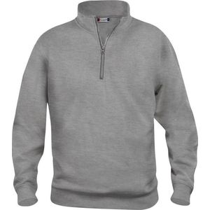 Clique Basic Half Zip 021033 - Grijs-melange - XL