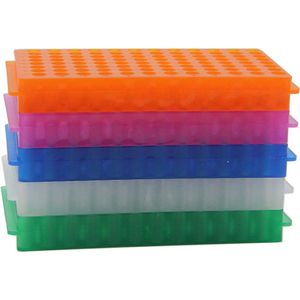 Buisrek dubbel paneel polypropyleen voor 02ml-2ml microcentrifuge buizen - pack van 5 - kopen