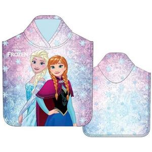 Frozen badponcho - 100 x 50 cm. - Disney Frozen poncho handdoek - sneldrogend