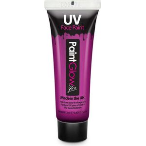 PaintGlow - UV Face & Body paint - Blacklight verf - Festival make up - 12 ml - paars