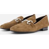 Linea Zeta Instappers taupe Suede - Maat 38