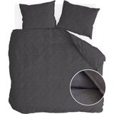 Walra - Soft Comfort - Dekbedovertrek - Antraciet - 200x220 - 100% Katoen