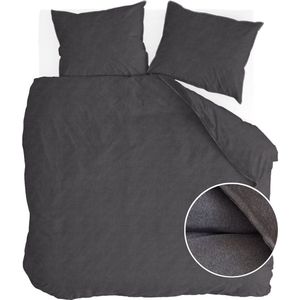 Walra - Soft Comfort - Dekbedovertrek - Antraciet - 200x220 - 100% Katoen