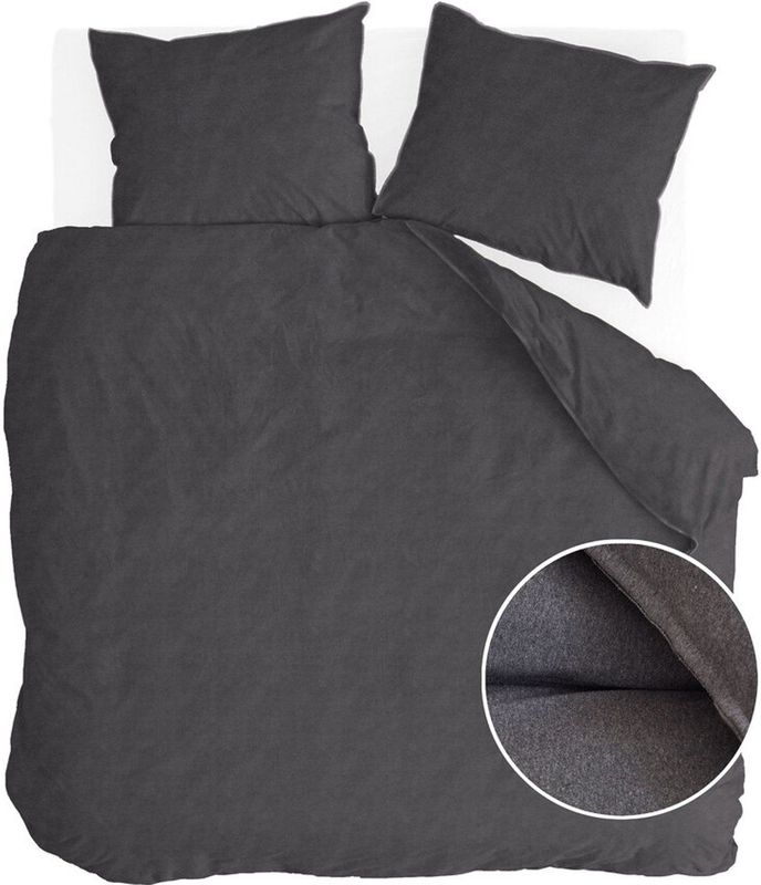 Walra - Soft Comfort - Dekbedovertrek - Antraciet - 200x220 - 100% Katoen