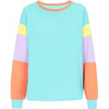 MYMO Shirt  lichtblauw / citroen / lavendel / koraal