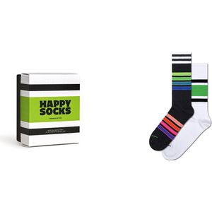 Happy Socks - 2-Pack Stripe Sneaker Socks Gift Set - Unisex - Sokken