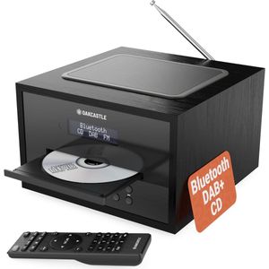 DAB/DAB+ Radio met Bluetooth 5.0 en CD-speler - Mini Stereo-installatie Hi-Fi met Geïntegreerde Luidsprekers