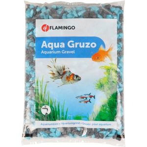 Flamingo - Aquariumgrind - Zwart/Blauw - 1 kg