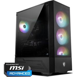 MSI RTX 5060 Ti 16GB Intel Game PC - GeForce RTX 5060 Ti 16GB - Intel Core i5-14600KF - 32GB DDR5 - 1TB SSD - Win 11 Home
