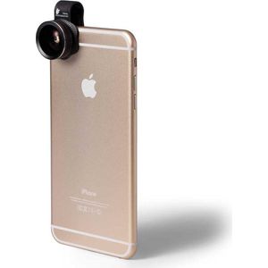 2 in 1 Lens ( Macro en Fish-eye ) voor smartphone of tablet