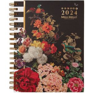 Sigel Agenda semainier Beauty 2024 (DE/EN/FR/NL) A5 Bloom Pink Hardcover