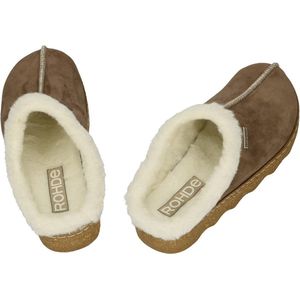 Rohde -Dames - bruin donker - pantoffels - maat 37